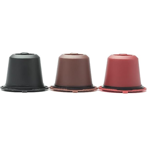 6 CáPsulas De Café Nespresso Reutilizables Rellenables Vainas Nespresso Reutilizables Con Una Cuchara Un Cepillo L-image