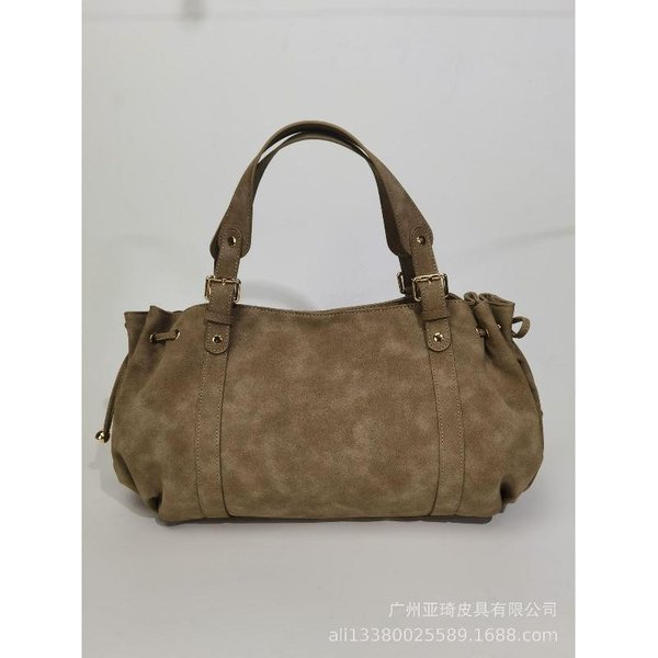 Bolso De Mujer, Bolso Boston, Bolso De Mano Sencillo De Color SóLido, Bolso Para El Trabajo, Bandolera Cruzada Tote, Material Suave White-image