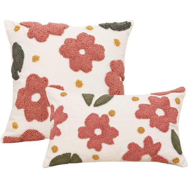 Funda De CojíN Decorativo De Felpa 30X50/45X45CM Estilo NóRdico GeometríA Fresca Funda De CojíN Lumbar DecoracióN Hogar Funda De Almohada Decorativa 2026 Nuevo 30X50Cm-image
