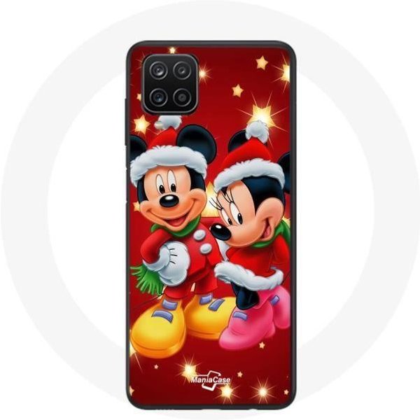 Funda - Maniacase - Samsung Galaxy A12 - Mickey Mouse - Flexible - ProteccióN Y DecoracióN Negro-image
