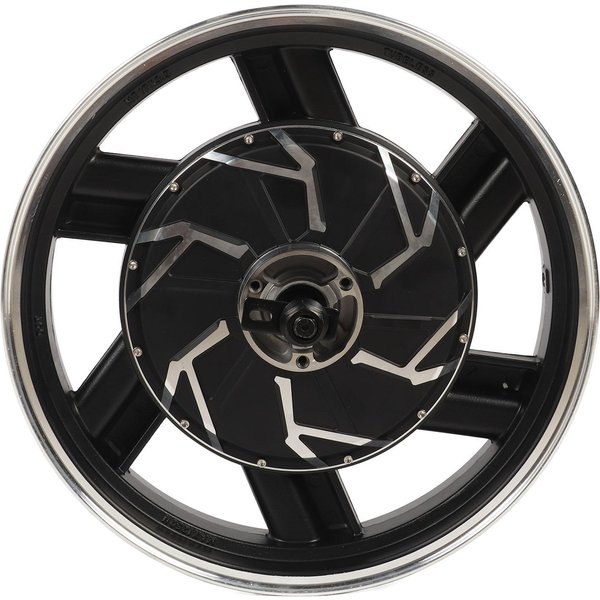 17-Calowy 60-72V 1500W Bezszczotkowy Silnik DC Z Hamulcem Tarczowym Silnik Konwersyjny Piasty KołA Whirlwind Do Motocykla Elektrycznego Black-image