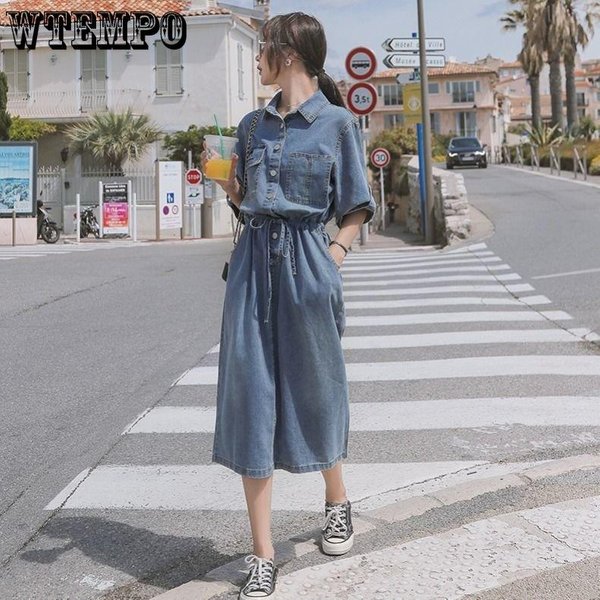 Vestido De Mezclilla Para Mujer, Verano, Primavera Y OtoñO, Cintura Con Temperamento, Falda Larga, Falda Ajustada Para Principios De Primavera XL-image