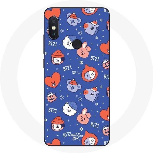 Funda Para Xiaomi Redmi Note 5 Pro BTS Bangtan Sonyeondan BT21 Navidad 2023-image