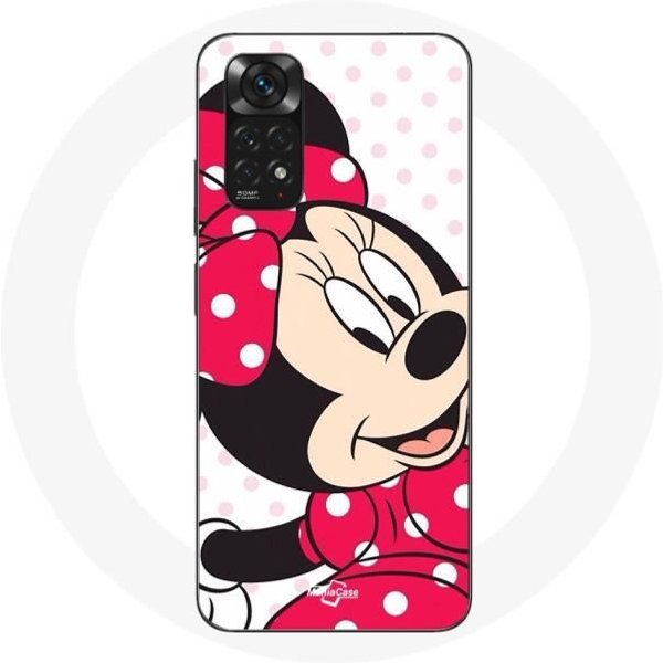Funda Para Xiaomi Redmi Note 11 4G Minnie Mouse Dibujo Animado Lindo-image