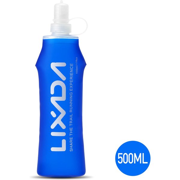 Lixada Botella Suave Plegable Botella De Agua De HidratacióN Sin BPA Para Correr Al Aire Libre Senderismo Ciclismo 500Ml-image