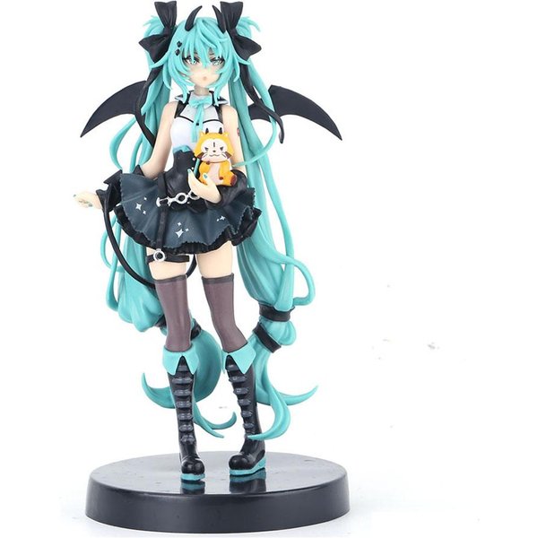 Figura De Hatsune Miku Figura De Chica Anime DecoracióN De Escritorio MuñEca Coleccionable Regalo Para Fans Estatua Futura De Vocaloid Kawaii JaponéS Otaku-image