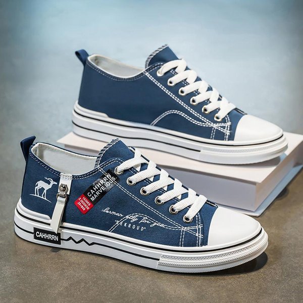 Verano Nuevos Zapatos De Lona Zapatos Transpirables Estudiantes Zapatos CláSicos De Tela Zapatos Deportivos Casuales De Tela Zapatos Casuales De Suela Blanda 42 White-image