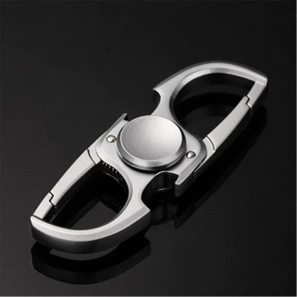 Brelok Otwieracz Do Butelek Fidget Spinner Fidget Hand Spinner Zabawka Antystresowa ŁAgodzi Stres Finger Spinner Zabawki Fidget Srebro-image