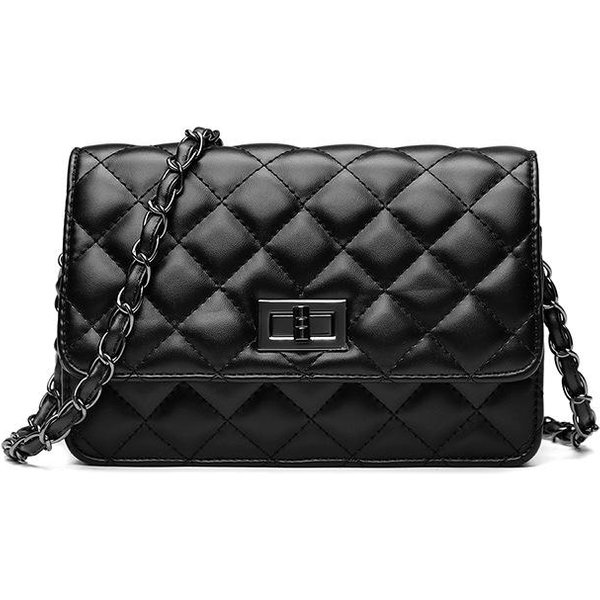 Bolso De Primavera Para Mujer Simple Moda FáCil De Llevar Cadena De CelosíA De Diamantes Bolso Cuadrado PequeñO Bandolera De Un Solo Hombro Bolso PequeñO Gray-image