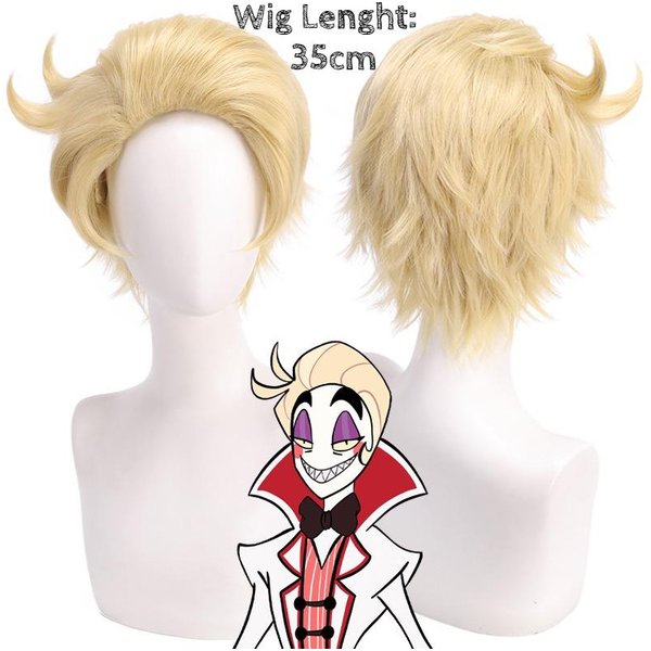 Anime Hazbin Charlie Morningstar Peruka Cosplay Dla DorosłYch Kobiet DziewcząT Odporna Na CiepłO Syntetyczna DłUgie Jasne WłOsy Halloweenowy Kostium Rekwizyt Beige-image