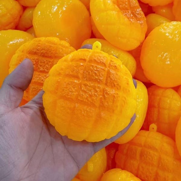 Formowalny Ananasowy BułEczka Squishy PiłEczka Antystresowa OdbijająCa ŚCiskana Asmr Sensoryczna Zabawka Fidget Anty-Stresowa Dla DorosłYch Dzieci żółTy-image