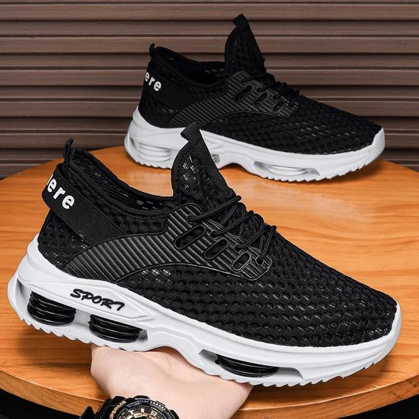 Zapatos De Tenis Para Hombre Nuevas Zapatillas Originales Para Hombre RéPlicas Exactas Zapatos Deportivos Zapatillas Para Hombre EnvíO Gratis Ofertas De PromocióN 39 Black-image