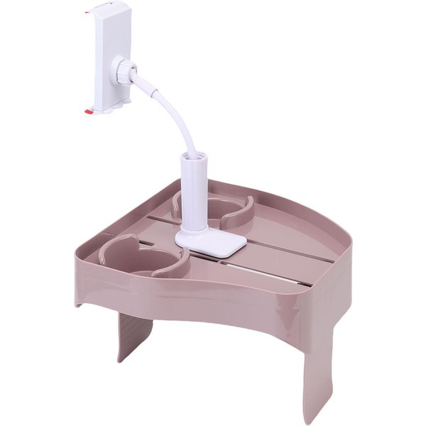 Bandeja De Mesa Para Jacuzzi Con Soporte Para Taza Y TeléFono Impermeable Antideslizante Portavasos Para Piscina Spa Gray-image