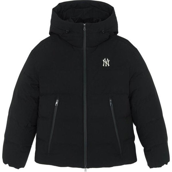 MLB New York Yankees FW25 Wiatroszczelna Wodoodporna CiepłA Z Kapturem DłUgi RęKaw Kurtka Puchowa Kurtki Unisex 3ADJB2156-50BKS L Black-image