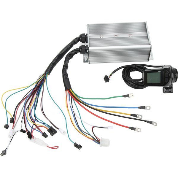Kit De Controlador Sin Escobillas 36V 48V 1500W Controlador Sin Escobillas Para Bicicleta EléCtrica Scooter Con Pantalla LCD-image