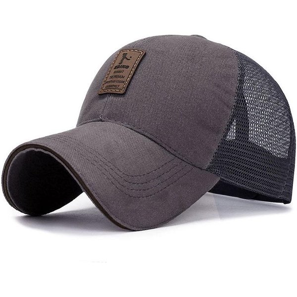 Moda Duradera Mujer Hombre Ocio Malla Gorra De BéIsbol Sombrero Protector Solar Ajustable Unisex Snapback Gorras Hip Hop KTB-image