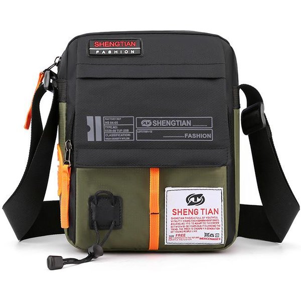 MęSka Codzienna PłóCienna Torba Na Ramię Oxford Biznesowa Torba Crossbody Messenger Teczka PodróżNa Zielony-image
