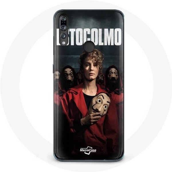 Funda - Maniacase - Huawei P30 Lite - La Casa De Papel Estocolmo - Flexible - Negra-image