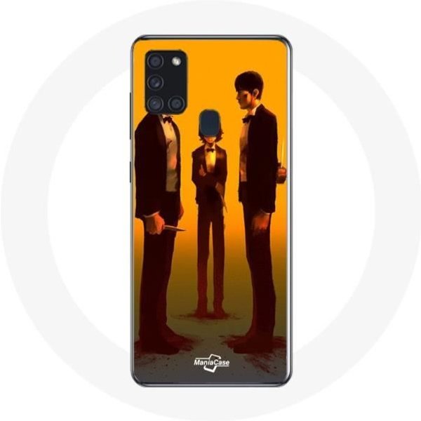 Funda Samsung Galaxy A21S Juego Del Calamar Seong Gi Hun Cho Sang Woo Y Kang Sae Byeok Episodio 9-image