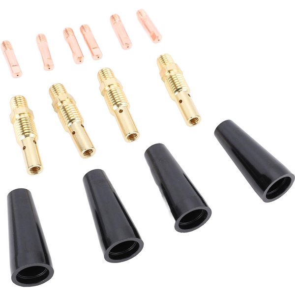 Juego De 48 Piezas Kit De Boquillas Sin Gas Con NúCleo Fundente Accesorio Para Pistola De Soldadura MIG KP19391 Boquillas Con NúCleo Fundente 0.9Mm-image
