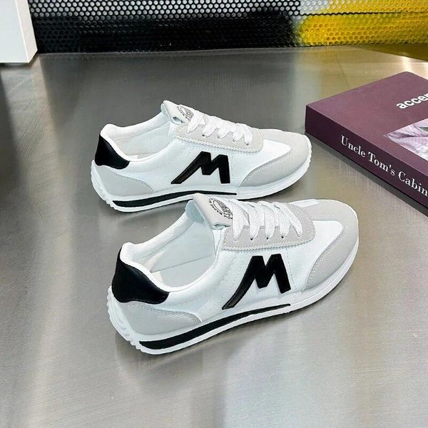 Zapatos Blancos PequeñOs Transpirables, Zapatos De Mujer, Zapatos Casuales De Suela Gruesa, Zapatillas De Deporte Para Mujer 41 White-image