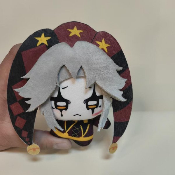 El Circo De Los FenóMenos 10 Cm Nuevo Peluche Pierrothe El ArlequíN Freaks Pierrot MuñEcos De Peluche Juguetes PeriféRicos De Anime Y Videojuegos Peluche Colgante Regalos 10Cm-image