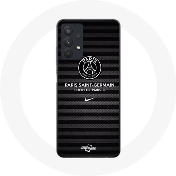 Funda - Paris Saint Germain - Samsung Galaxy A32 5G - Flexible - Deportiva - Blanca-image
