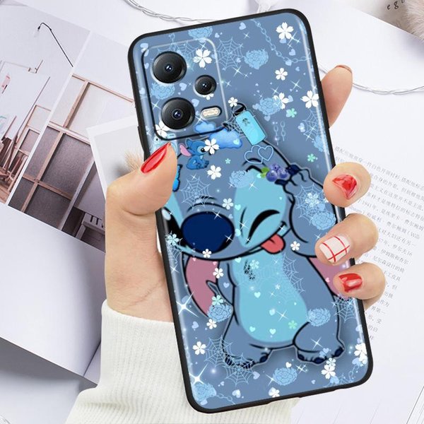 Ohana Family Stitch Dla Xiaomi Redmi Note 13 12R 12 12S Turbo 11 11T 11S 10 10S Pro Plus 5G Czarny TPU Etui Na Telefon Redmi Note 10 Pro-image