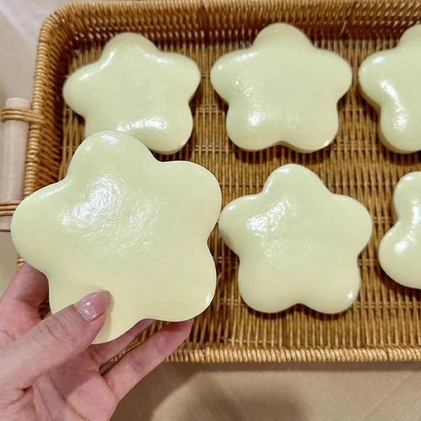 Kawaii Gwiazdka Squishy ŚCiskana Fidget Zabawka Powolny PowróT Mokra MięKka Przyssawka Szczypta Palcem Anty-Stresowa OdprężAjąCa LęK Zabawka-image