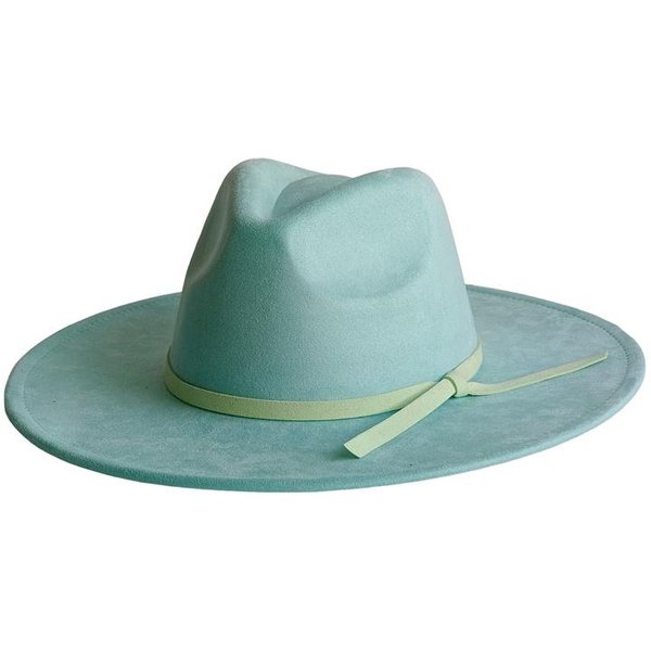 Sombrero De Gamuza Oscura Con Un Ala Ancha Sombrero Fedora Hombres Mujeres OtoñO Invierno Fieltro Sombreros Jazz CláSicos Fedoras De Iglesia Chapeau Sombrero Mujer 55 -58Cm-image