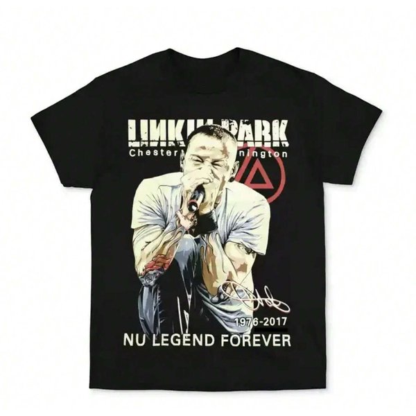 2024 Popularna Nowa Koszulka Z KróTkim RęKawem Linkin Park Europa I Stany Zjednoczone Ubrania Dla MężCzyzn I Kobiet Wokół 5XL Multikolor-image