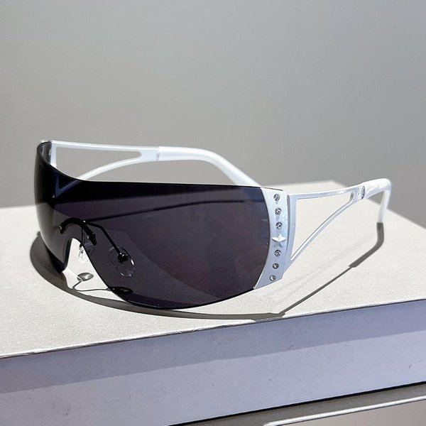 Gafas De Sol Sin Montura One Piece Y2K Gafas Para Mujer Para Hombre Tendencia CláSico Lujo Estilo DiseñAdor Estilo Gafas De Sol De Sol Moda Punk Deportivo Gafas De Sol-image