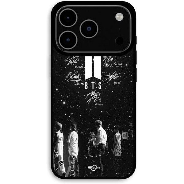 Funda Para Iphone 17 Pro Bts Firma Noche Estrellada Maniacase Negro-image