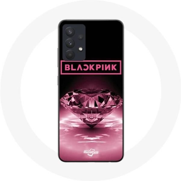 Funda - Maniacase - Samsung Galaxy A13 5G - Negra - Fondo De Pantalla Diamante Blackpink - Flexible Negro-image