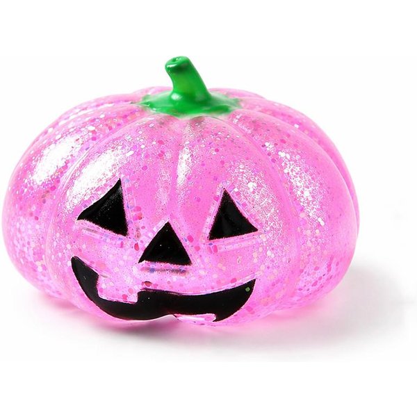 Halloween Dynia Syrop Maltodekstrynowy PiłEczka Antystresowa MięKka Brokatowa Formowalna Powoli OdbijająCa Zabawka Fidget Ulga W Stresie OdprężAjąCa MięKka Do ŚCiskania-image
