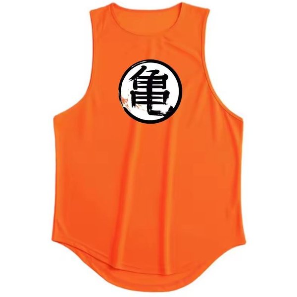 Camiseta Sin Mangas Con Estampado De Tortuga De Anime JaponéS Para Hombre, Ropa De Gimnasio, Chaleco De Fitness De Secado RáPido Para Culturismo XL-image