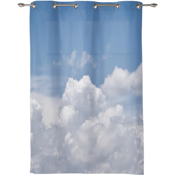 Cortinas Modernas Para Ventana Flores Blancas Y Negras Cortinas De Moda De Lujo Para Sala De Estar Dormitorio Cocina Cortinas 135W X 60H(Cm) X1 Gray-image