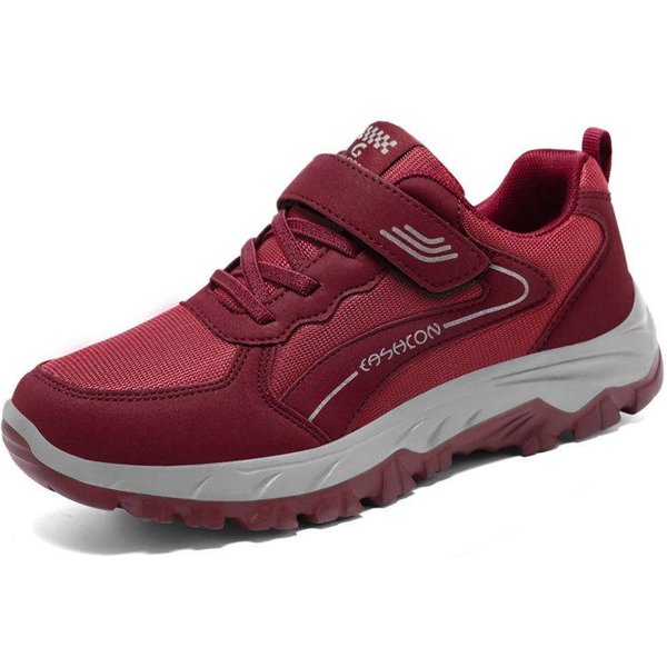 Buty Sportowe Damskie Wiosenne Nowe Dla Par Na Rzepy, Codzienne I Wygodne, Buty Do Chodzenia W śRednim I Starszym Wieku 39 Brown-image