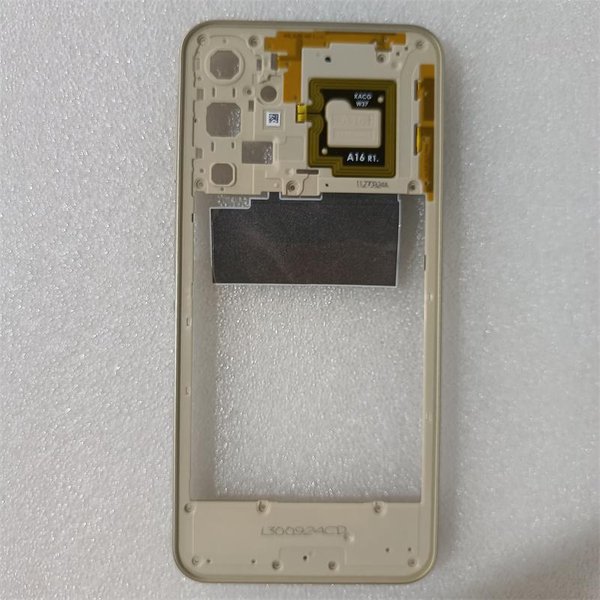 Dla Samsung Galaxy A16 5G A166 ŚRodkowa Ramka + Tylna Klapka Baterii Tylna Pokrywa Z Obiektywem Aparatu Wymiana Only Frame Gold Gray-image