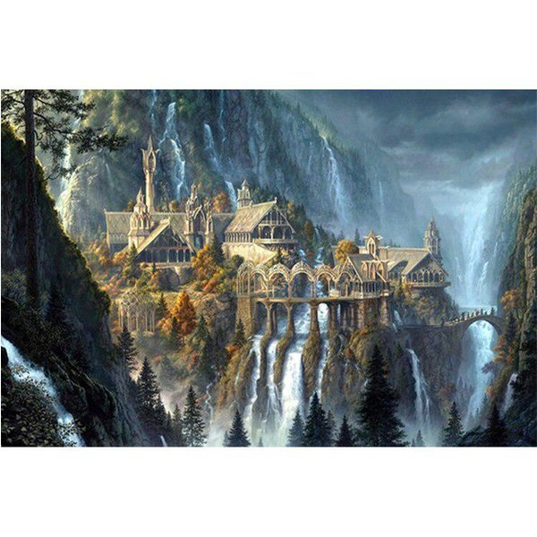Diamentowa Naklejka Do Malowania Diamentowa Haftowana Malowana Diamentowa Mozaika Haftowana śCiegiem KrzyżYkowym 20X30CM-image