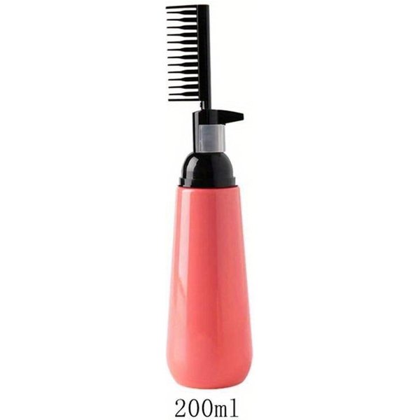 1 Pieza Peine Para TeñIr El Cabello Botella VacíA Para Tinte De Cabello Con Cepillo Aplicador Botella Aplicadora De Champú Herramienta Dispensadora Para TeñIr El Cabello Y Peinar 130Ml-image