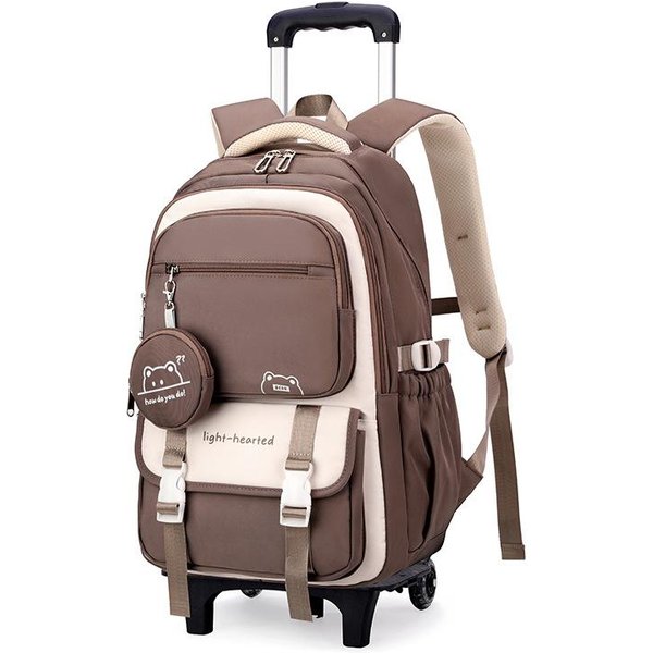 Mochila Escolar Con Ruedas Para NiñOs Mochila Trolley Para Estudiantes Mochila Para Libros Mochila Escolar Rodante Para NiñAs NiñOs Mochila Con Ruedas-image