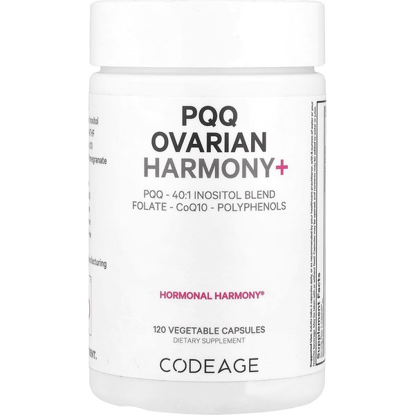 Codeage, PQQ ArmoníA OváRica+, 120 CáPsulas Vegetales-image