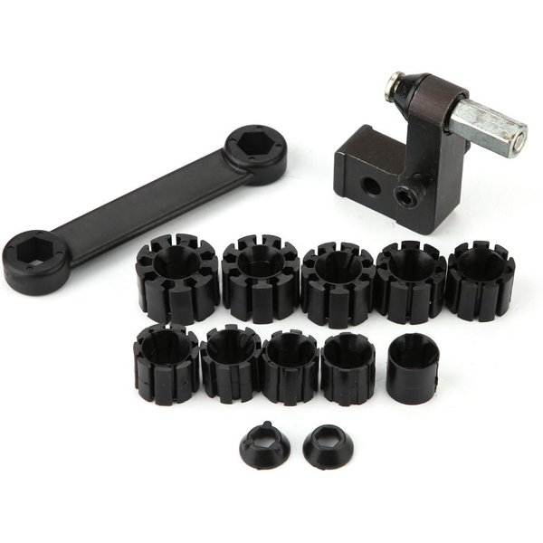 Ajustador De Anillos Abrazadera De Bola Para Anillos Bola De Grabado Herramienta Para Engastar Joyas De Diamantes Accesorios Black-image