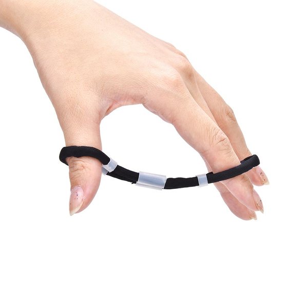 Correa Ajustable Para Los Dedos Para Tiro Con Arco Con Arco Recurvo, Accesorio Para Caza Y Tiro XL Negro-image