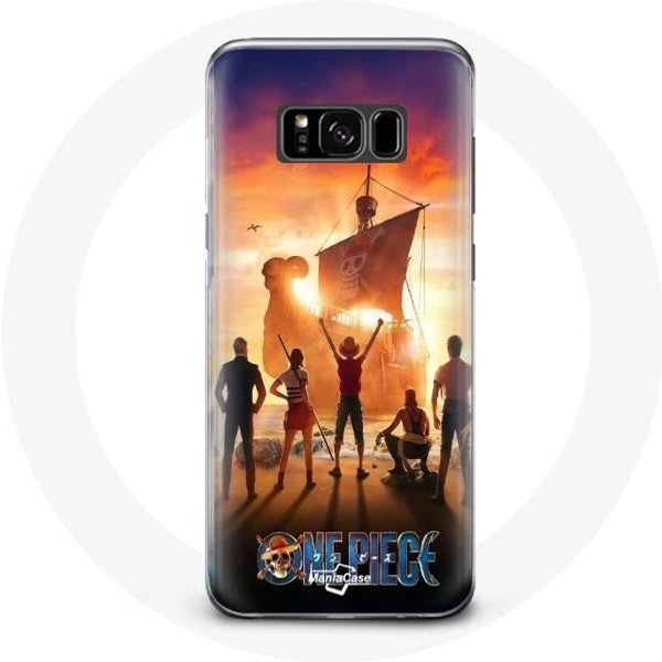 Funda - Maniacase - Samsung Galaxy S8 - RíGida - Negra - PóSter De One Piece Tripulaciones Arte Temporada 1-image