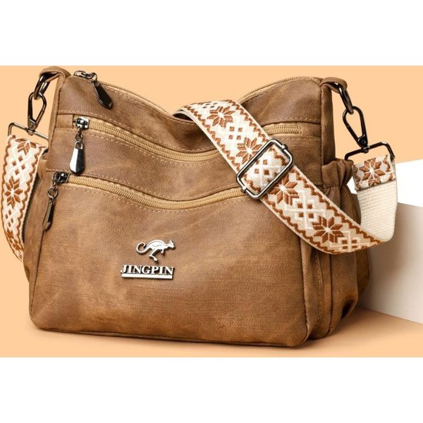 Bolso De Hombro ÚNico De Moda Bolso De Mujer Bolso Tote De Gran Capacidad Bolso VersáTil De Moda MarróN-image