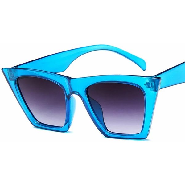 Damskie Okulary PrzeciwsłOneczne Vintage Kobiety Moda Kocie Oko Luksusowe Okulary PrzeciwsłOneczne Klasyczne Zakupy Dama Czarne UV400-image