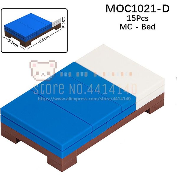 Meble Domowe MOC Klocki Budowlane Scena Miejska DIY Kuchnia ŁóżKo Sofa Toaleta Wanna Model Dekoracja Klocki Do SkłAdania Zabawki Dla Dzieci-image