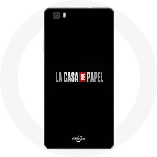 Funda Para Huawei P8 Lite La Casa De Papel Logo-image